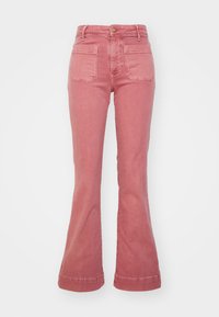 Wrangler FLARE - Flared Jeans - washed red