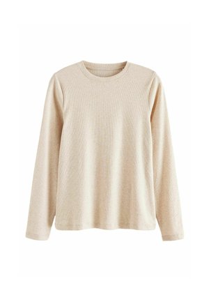 REGULAR FIT  CREW NECK  - Langarmshirt - oatmeal marl