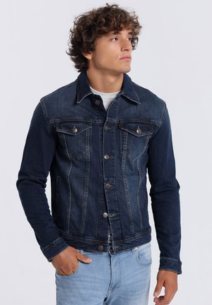 Six Valves MEDIUM - Chaqueta vaquera - blau