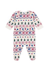 Petit Bateau Strampler - milk multico