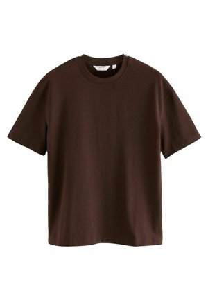 Next HEAVYWEIGHT - T-shirts basic - mottled brown