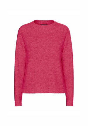 Pieces PCJULIANA O-NECK NOOS - Jumper - beetroot purple