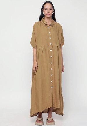 OVERSIZE - Maxikleid - beige