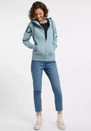 Zip-up sweatshirt - blue shadow