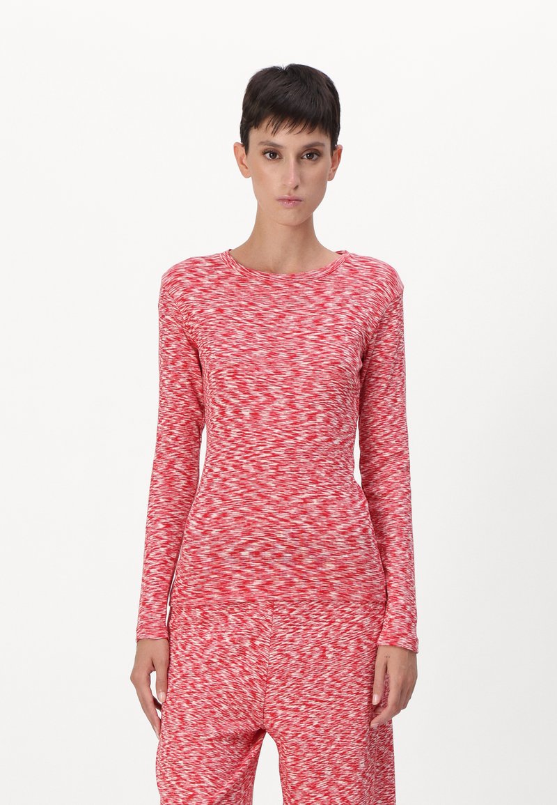 Mads Nørgaard SPACE TUBA TEE - T-shirt à manches longues - multi red