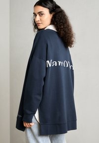 Marc O'Polo ROUND NECK - Mikina - deep blue sea