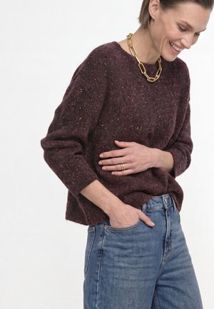 Rich & Royal, RICH & ROYAL PULLOVER - Jumper - chocolate torte