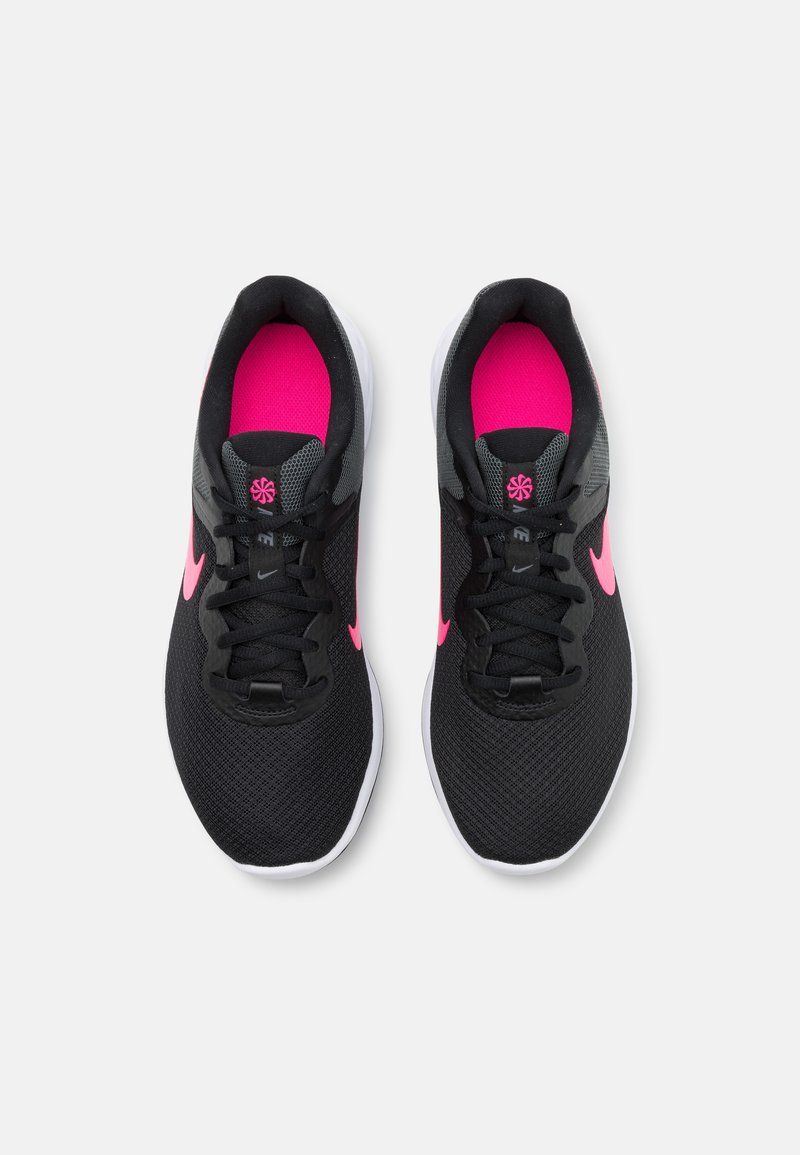 Nike Performance 6 NN - Neutral running shoes - black/hyper pink/iron grey/black Zalando.co.uk