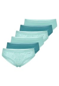 NAME IT Mädchen Slips 6er-Pack | Baumwoll-Unterwäsche Mit Herzchen-Muster