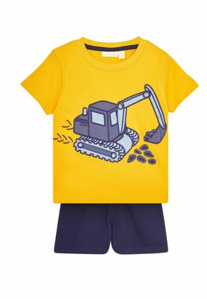 APPLIQUÉ SET - REGULAR FIT - Kratke hlače - yellow digger