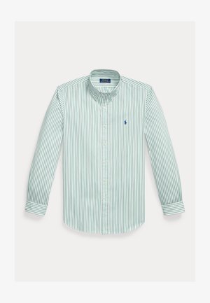 Polo Ralph Lauren CUSTOM FIT STRIPED POPLIN SHIRT - Camicia - white/sea foam