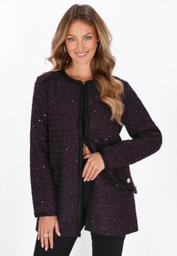 faina Palton scurt - dark purple