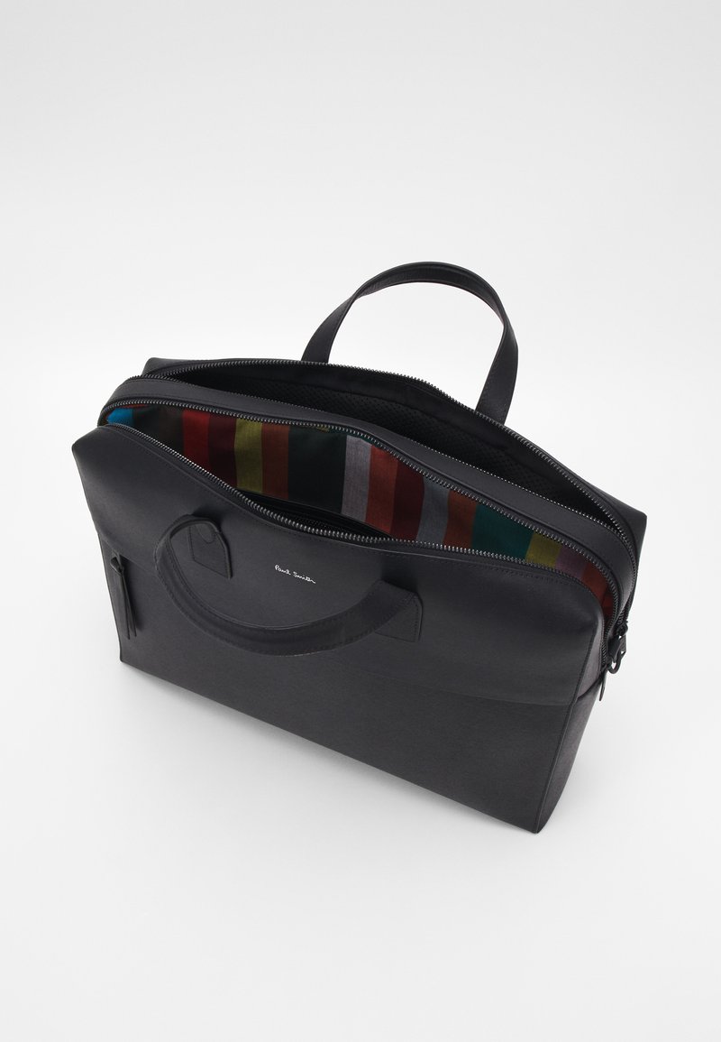 PS Paul Smith STRIPE - T-shirt imprimé - black/noir