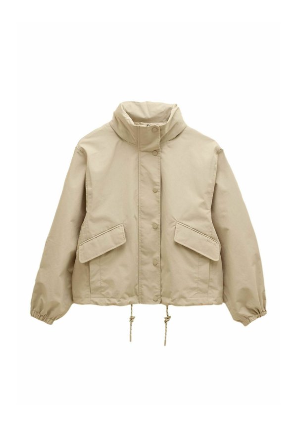 REGULAR FIT-HOVE - Regenjacke / wasserabweisende Jacke - stone