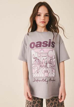 Next, T-shirts print - charcoal grey