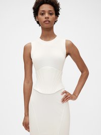GAP GAP STUDIO STRAPLESS CORSET - Top - new off white