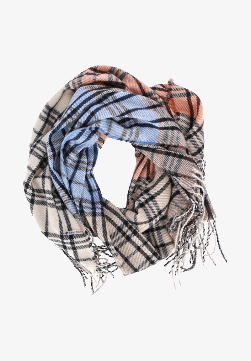 SAMAYA Schal - beige kombi