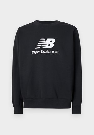 ESSENTIALS FRENCH LOGO CREW UNISEX - Sweatshirt - black