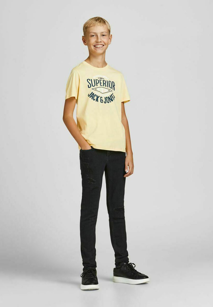 Jack \u0026 Jones Junior Jeans Skinny Fit - black denim/nero denim - Zalando.it