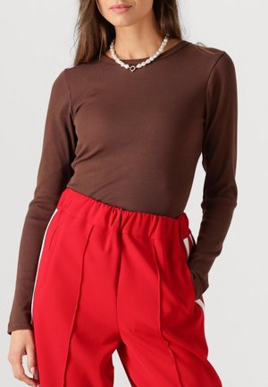 EELKE ROUND NECK - Longsleeve - brown