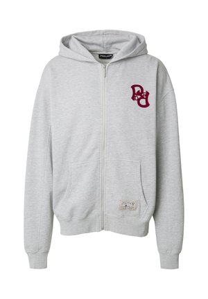 TROKER - Felpa con zip - heather grey