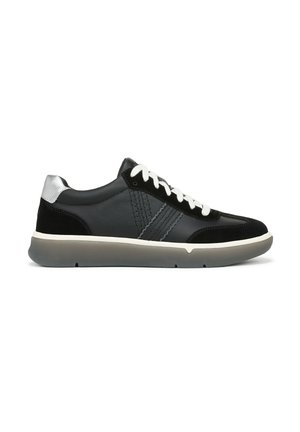 Sneakers laag - black leather