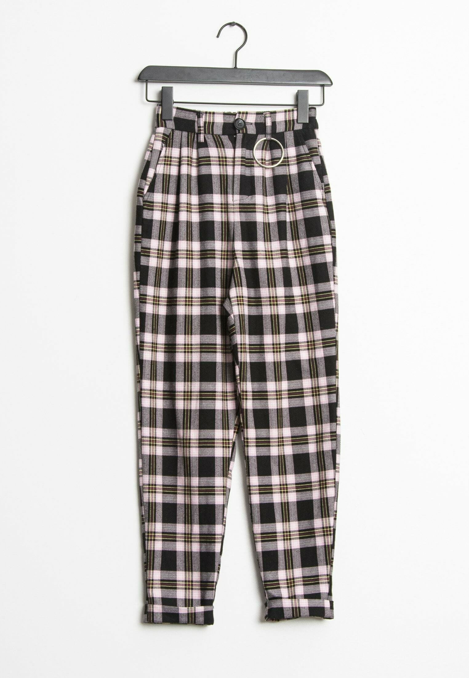 Bershka Pantalones - black/beige/negro - Zalando.es