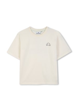 Kids around, TEE-SHIRT MANCHES COURTES - T-shirt imprimé - craie