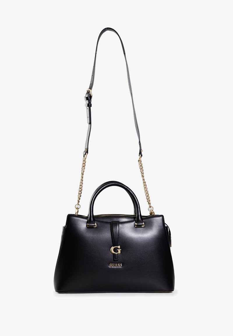 Guess KUBA TRI COMPARTMENT - Sac à main - black