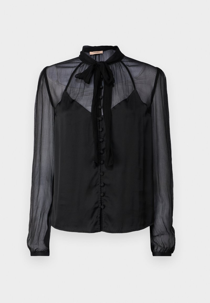TWINSET Overhemdblouse zwart