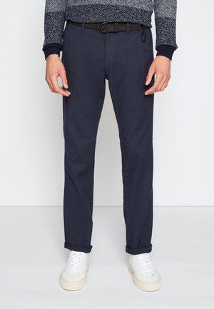 STRUCTURED STRAIGHT - Chino kalhoty - navy