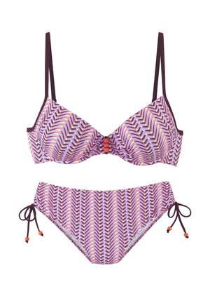 SET - Bikini - rosa bedruckt