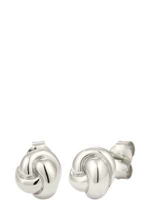 ELEGANT KNOT - Øreringe - silver-coloured