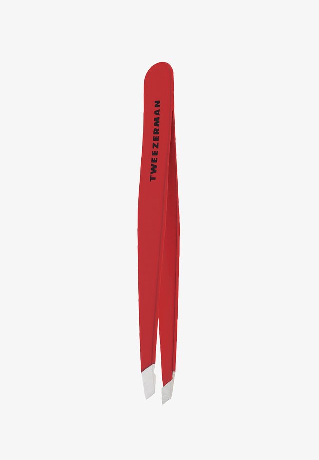 SLANTED SLANT TWEEZER - Strzyżenie i depilacja - signature red