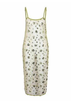 Noisy May, MIDI DRESS NMZIGGA SEQUIN - Robe de jour - daiquiri green