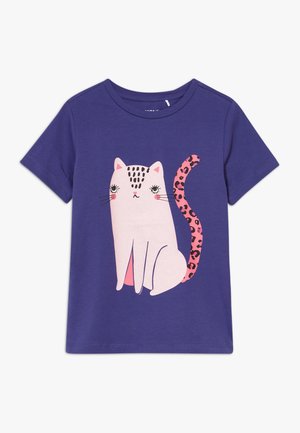 NKFDIVI - Triko s potiskem - navy blue