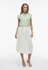 VILA VIEDEE V NECK  - Blus - silt green