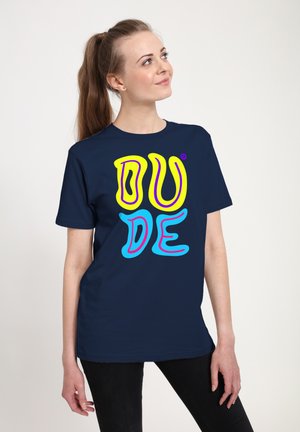 T-shirts print - navy blue