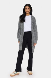 Saint Tropez GEETA OPEN - Kardiganas - gray quill melange