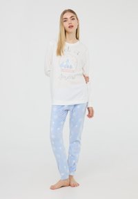 Terranova SET - Pigiama - bianco lana