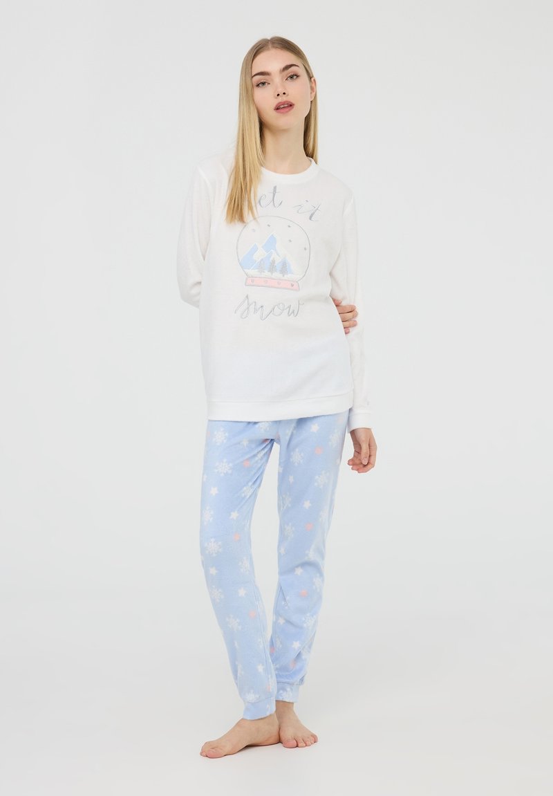 Terranova SET - Pigiama - bianco lana