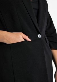 Angel of Style LONG- KOMFORT FIT 3/4-ÄRMEL MIT GEKRÄUSELTEM ABSCHLUSS - Cappotto corto - black