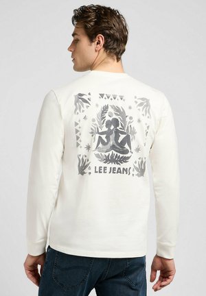 TEE - REGULAR FIT - T-shirt à manches longues - ecru