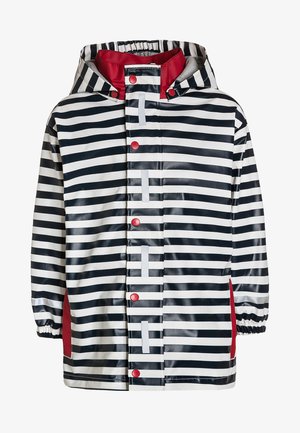 Waterproof jacket - marine/weiß