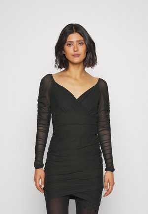 Hollister Co. BODYCON DRESS - Cocktail φόρεμα / Φόρεμα για πάρτι - black solid
