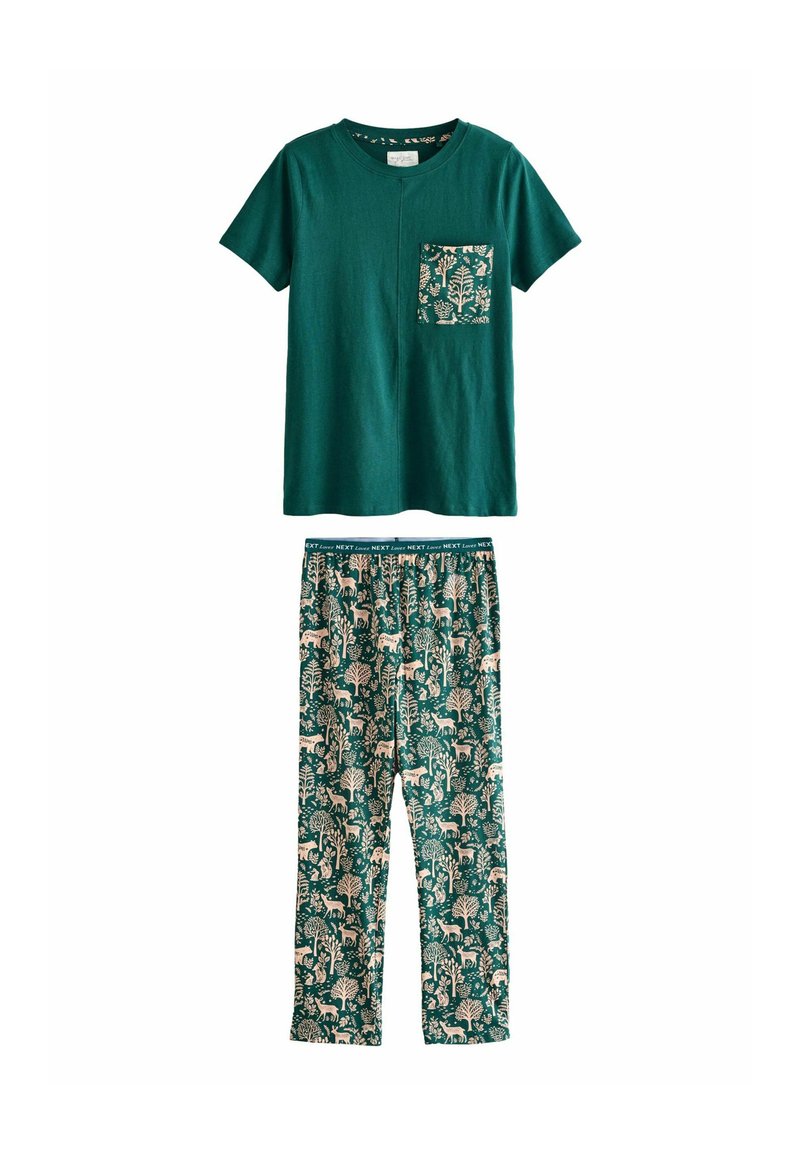 Next SHORT SLEEVE  - REGULAR FIT - Pijamale - green woodland