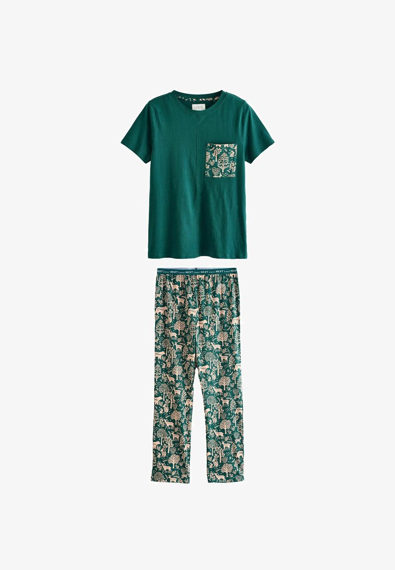 Next SHORT SLEEVE - REGULAR FIT - Pijama - green woodland