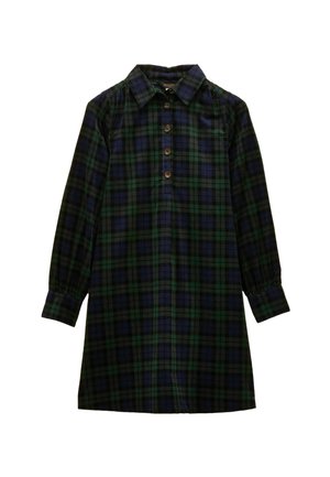 Shirt dress - blue green