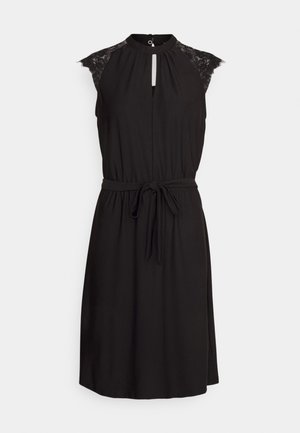 Vero Moda Tall VMMILLA SHORT DRESS - Jersey dress - black