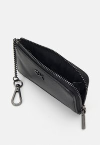 Calvin Klein DAILY ZIP CARDHOLDER CHAIN - Maks - black